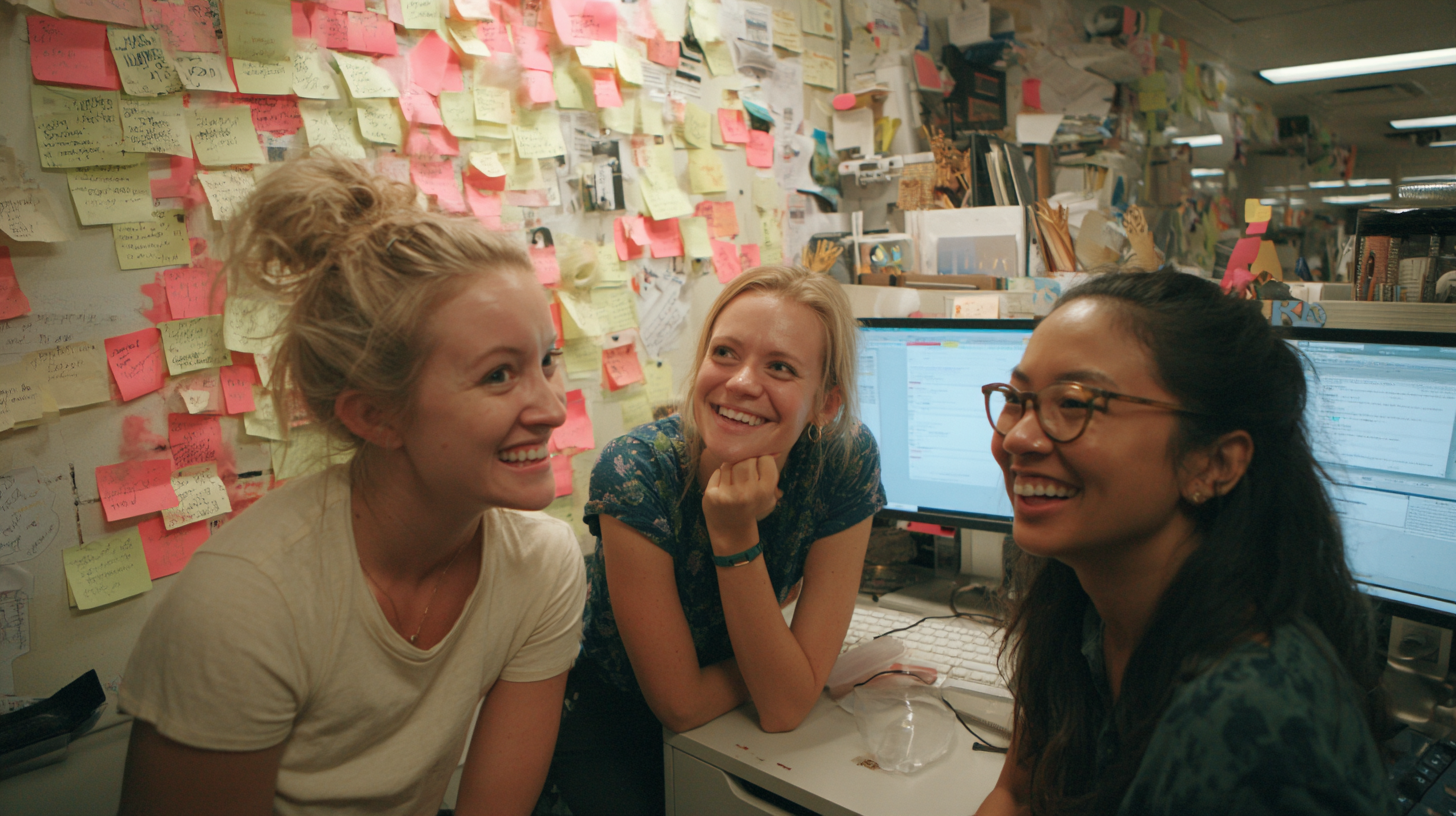 Startup founders in office