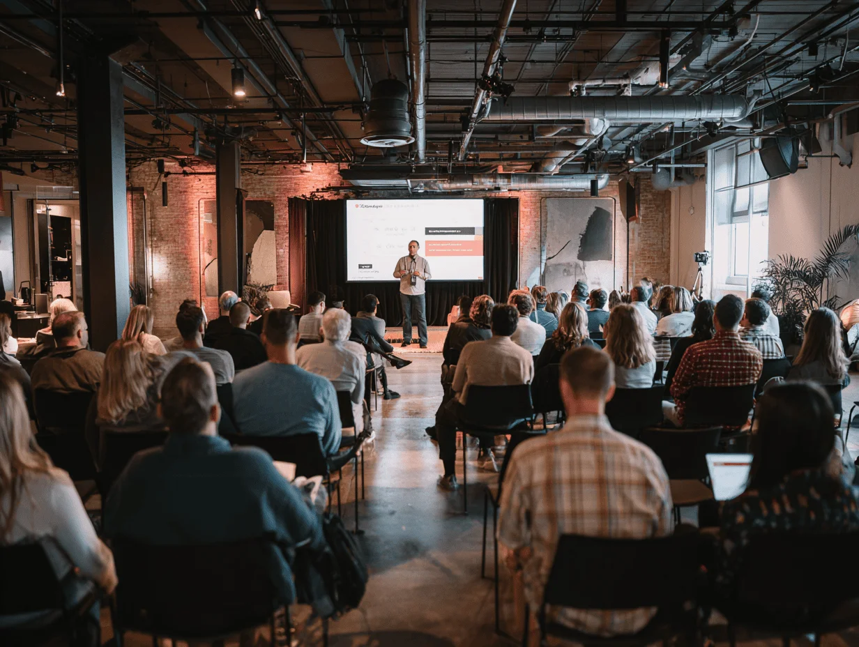 In-person accelerator presentation